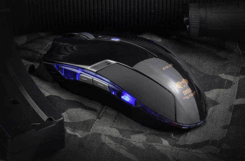 E-BLUE Cobra Pro Gaming Mouse (Blue LED, Adjustable DPI 600-2400, Macro Keys) (No Reserve)