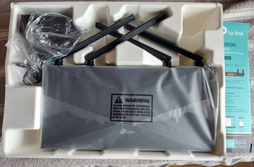 TP-Link Archer AX50 3000Mbps WiFi 6 Router (New, Intel Dual Core, 5x Gigabit, MU-MIMO, TWT, OFDMA)