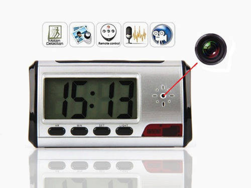 Spy Camera Digital Alarm Clock Hidden Camera