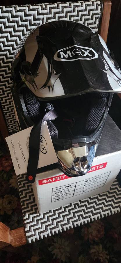 Max racing helmet Never been used