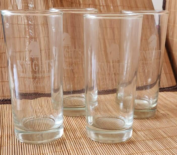 Set of 4 Knights Finest Matured Whisky Glasses