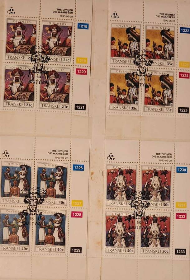 Stamps Transkei 1990 Diviners
