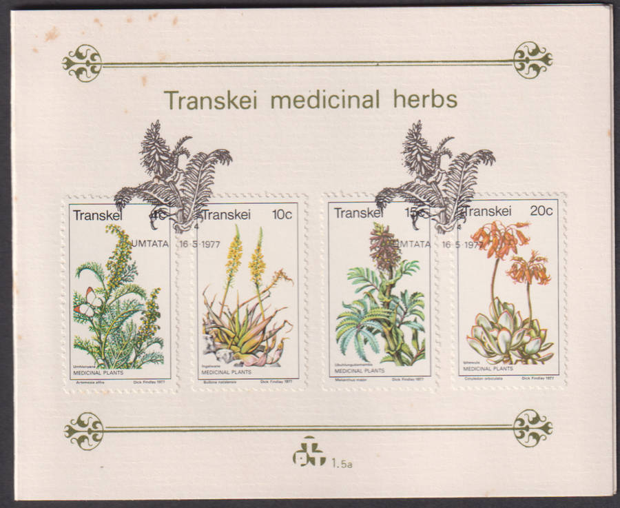 Stamps Transkei Medicinal Herbs 1977