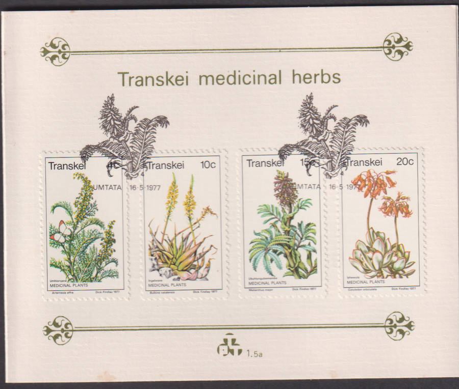 Stamps Transkei Medicinal Herbs 1977