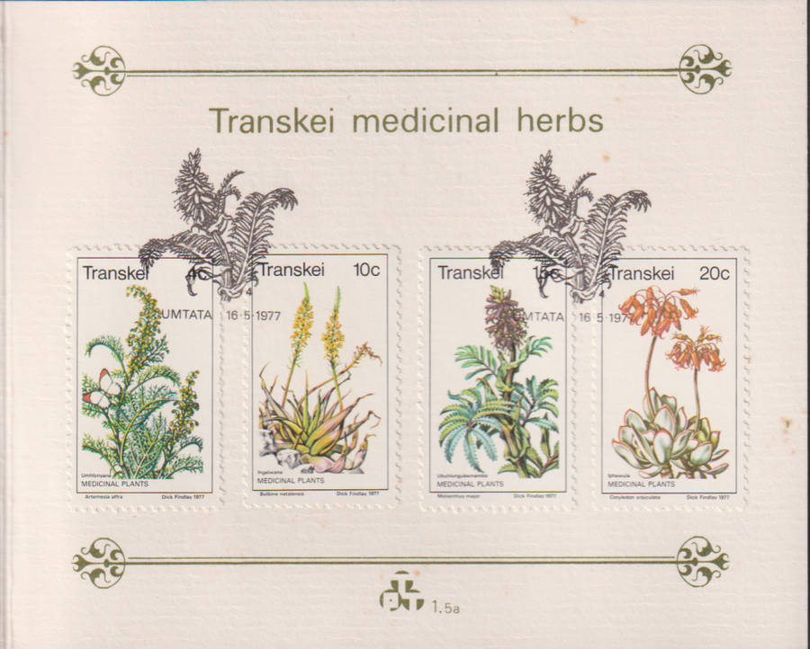 Stamps Transkei Medicinal Herbs 1977