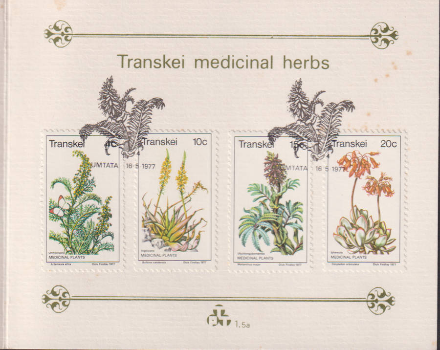 Stamps Transkei Medicinal Herbs 1977