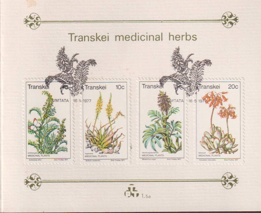 Stamps Transkei Medicinal Herbs 1977