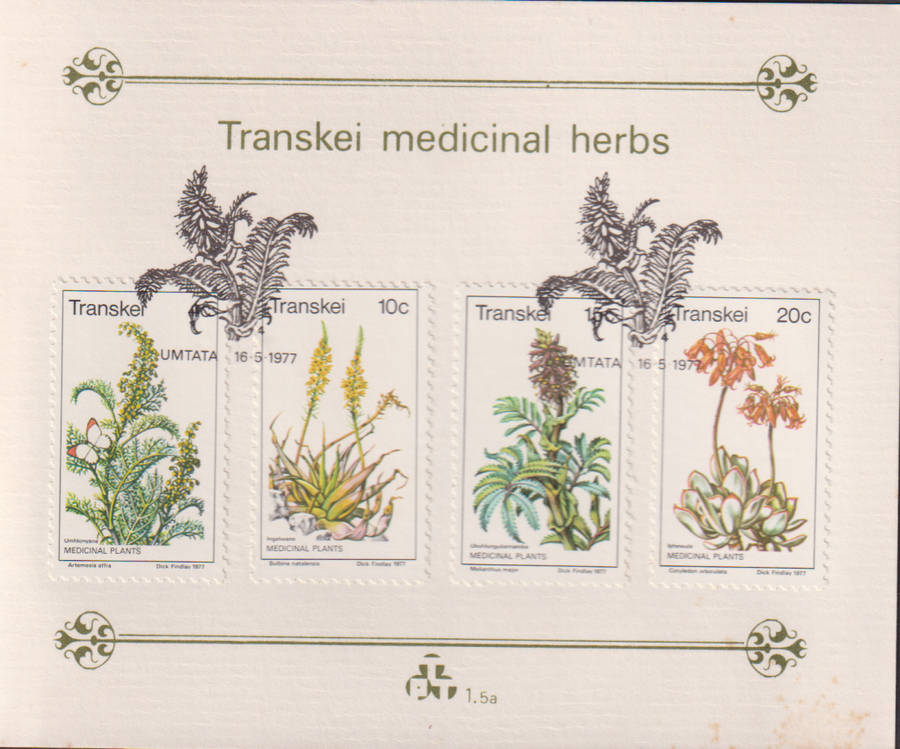 Stamps Transkei Medicinal Herbs 1977