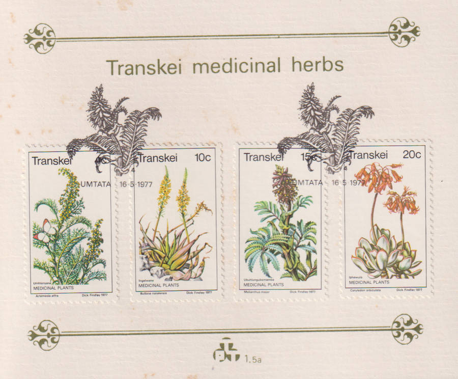 Stamps Transkei Medicinal Herbs 1977