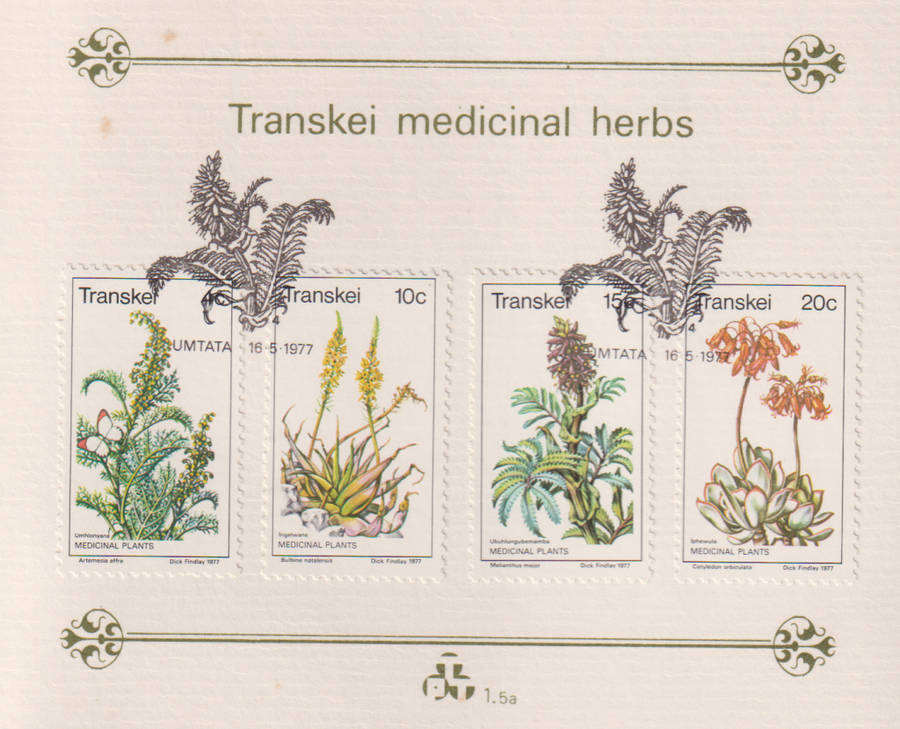 Stamps Transkei Medicinal Herbs 1977