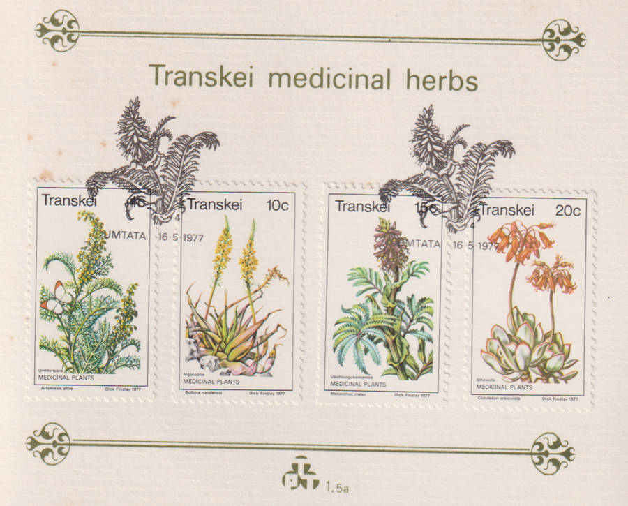 Stamps Transkei Medicinal Herbs 1977