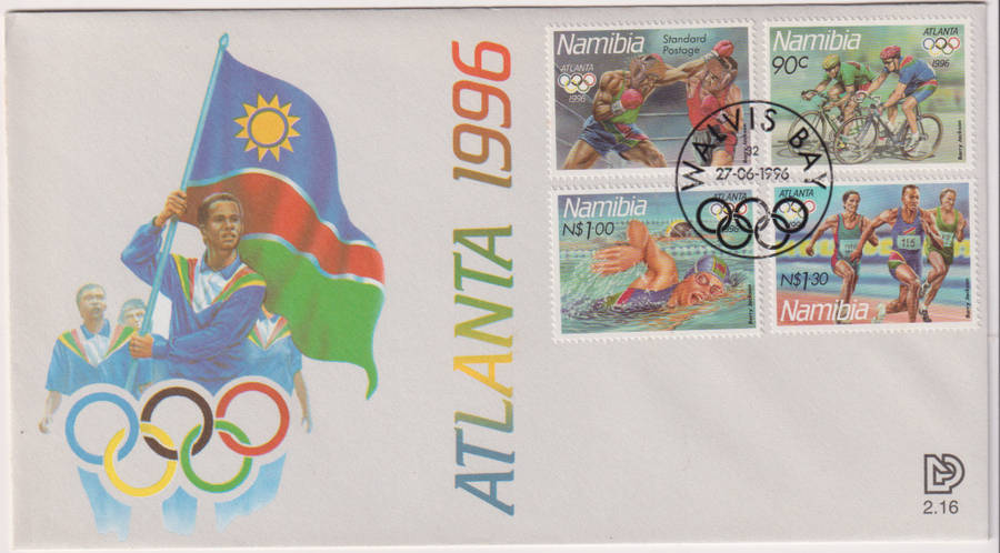 FDC Namibia 1996 Olympic Games - Atlanta, USA