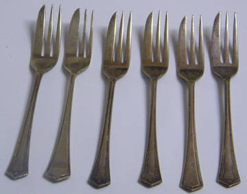 6 Cake Forks