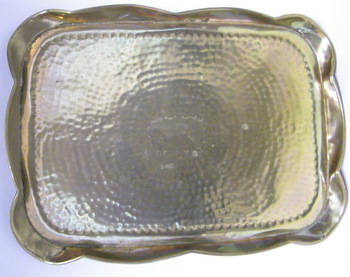 Large Brass Tray - 37x28cm