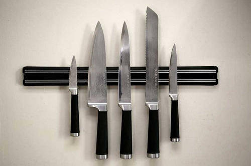 55CM !!  Wall Mount Magnetic Knife Storage Holder Chef Rack Strip Utensil Kitchen Tool