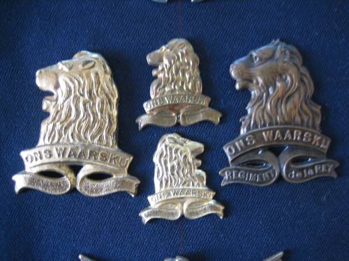 Regiment De La Rey badges