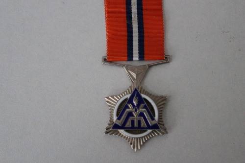 South African Police Star For Merit named to Sersant W.J Hampson