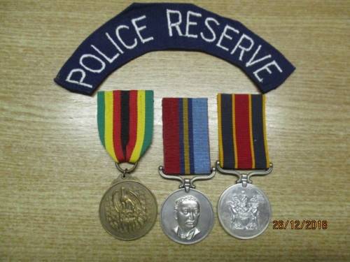 A RHODESIAN B S A Police Reserve TRIO