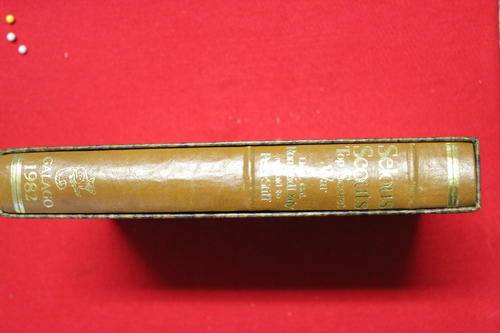 RARE LEATHER BOUND SELOUS SCOUTS TOP SECRET WAR signed by Authors and dated