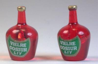 1/12TH SCALE, Dollhouse Miniature - BOTTLES OF WINE