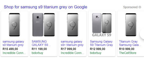 Samsung S9 Titanium Grey - Still in box