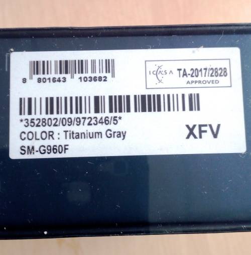 Samsung S9 Titanium Grey - Still in box