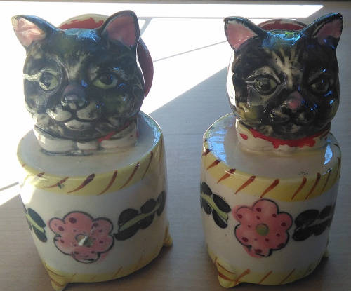 Vintage salt and pepper shakers