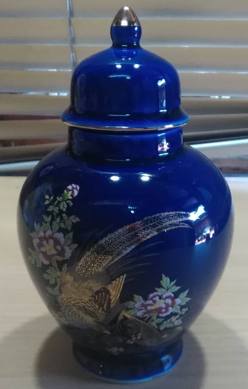 Oriental.cobalt ginger jar