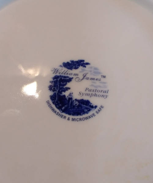 William James Pastoral symphony plate