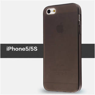 Soft Case for iPhone 5S / iPhone 5, Top Protection, Matte Black Color