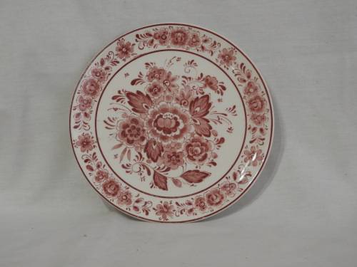 DELFT BLAUW - HOLLAND - PINK DECORATIVE PLATE
