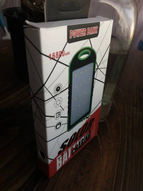 16800mAh  SOLAR POWER BANK