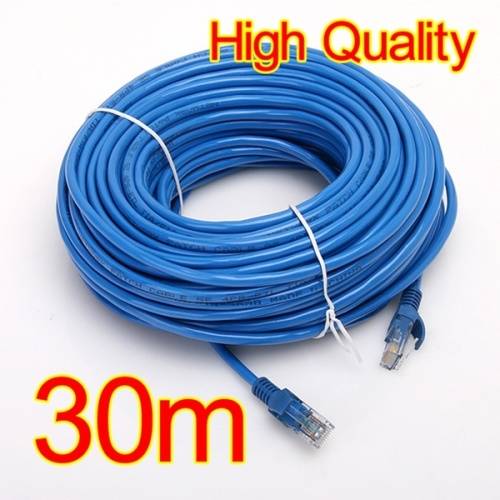 High Speed CAT5 Ethernet Cable (100 ft) LAN UTP BLUE 30M