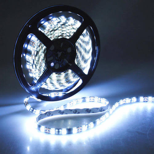 White --5M 5050 Waterproof SMD LED Strip Light -without power adapter