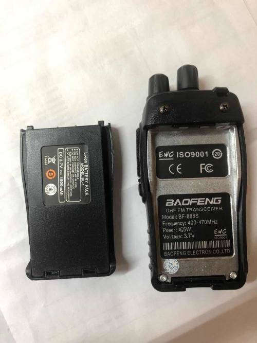 two way radio BF-888S walkie-talkie outdoor communication equipment 1 pair