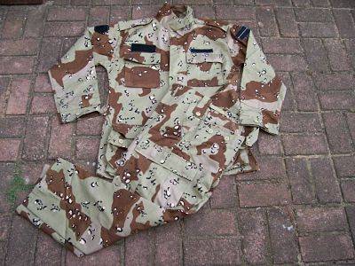 United States Army Desert Storm Camouflage Jacket and Trousers