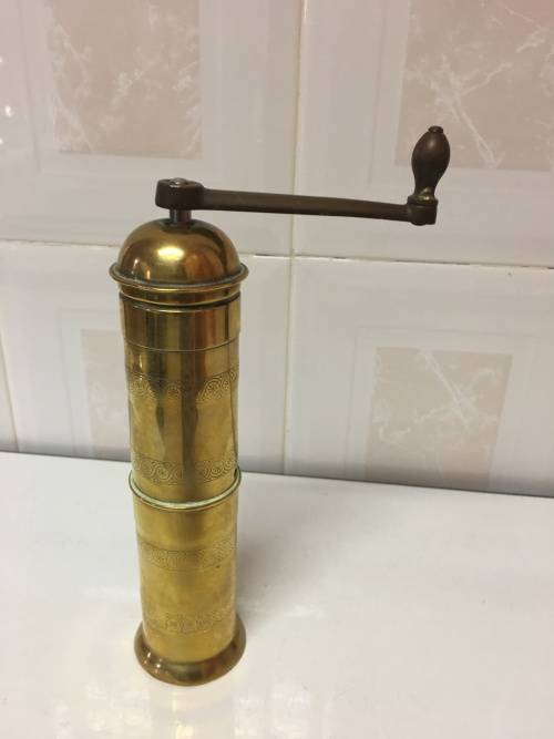 VINTAGE GERMAN KTM BRASS ORIGINAL MOCCA COFFEE GRINDER