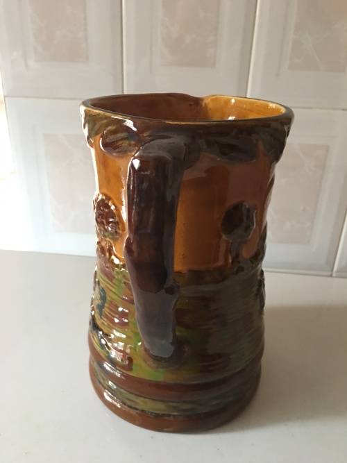 ARTHUR WOODS ENGLAND LARGE HUNTING SCENE JUG