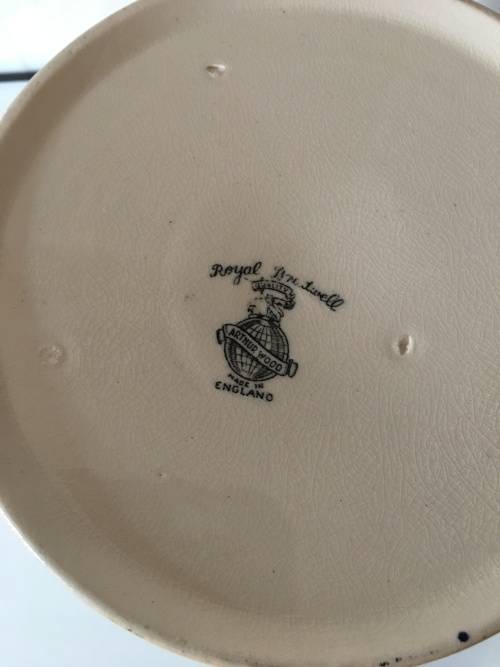 ARTHUR WOOD ROYAL BRADWELL ENGLAND BISCUIT BARRELL