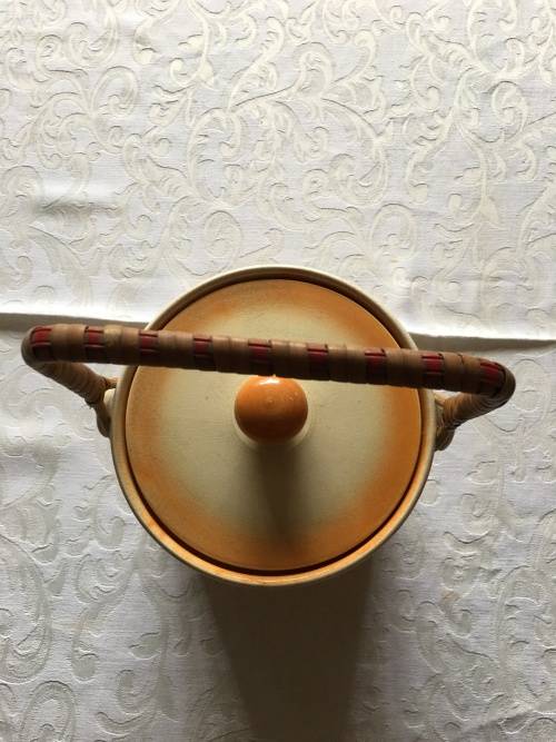 ARTHUR WOOD ROYAL BRADWELL ENGLAND BISCUIT BARRELL