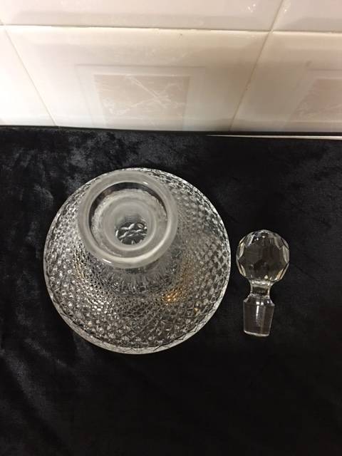 CRYSTAL SHIPS DECANTER