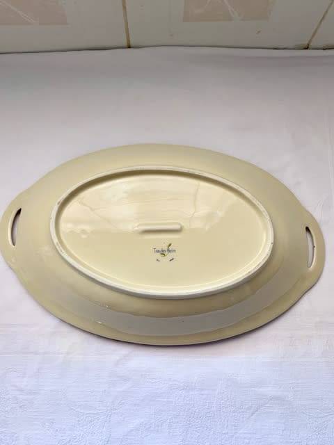 GERMAN PORCELAIN SERVING DISH BY GES GESCH TRAUTES HEIM