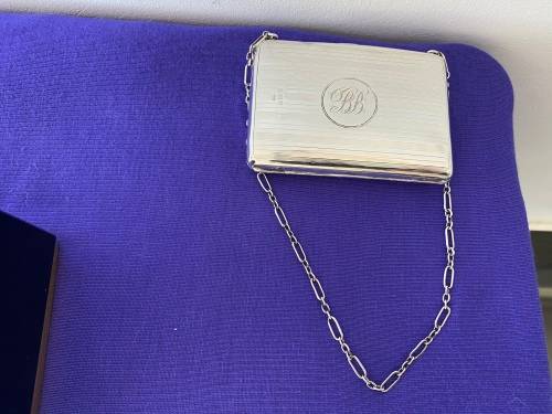 HALLMARK SILVER BIRMINGHAM 1938 PURSE