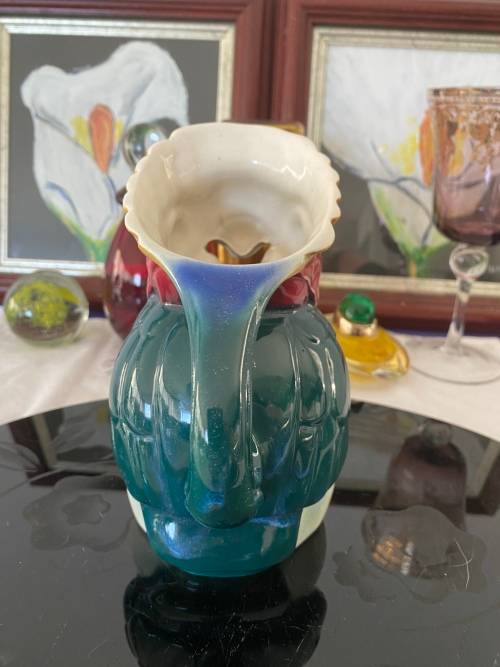 VINTAGE PARROT HANDPAINTED STAMPED 5023 CHARACTER JUG