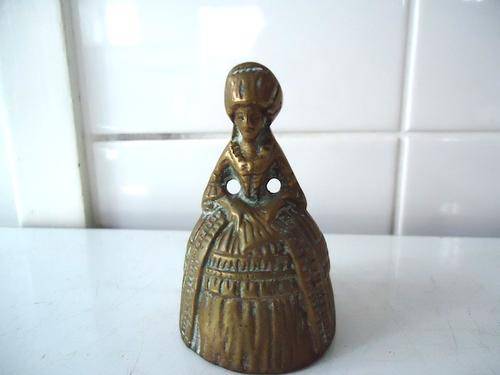 BRASS VICTORIAN LADY BELL