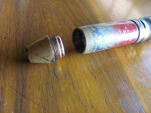 Cartridge 20x110mm Rimless 1942 Explosive projectile Deactivated