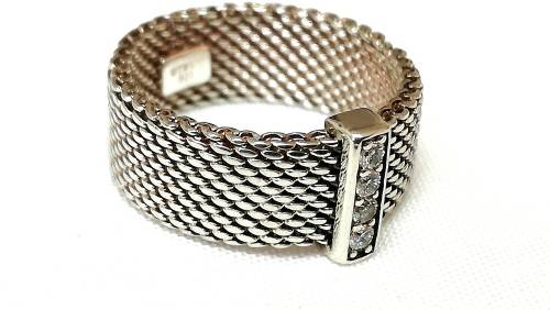 Tiffany&co Sterling silver Diamond ring