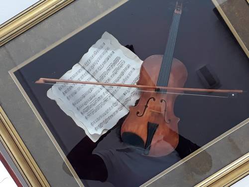 Collectable Musical Instruments in Frames
