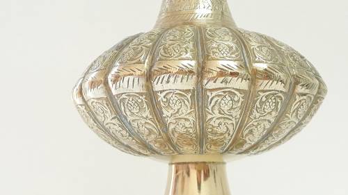 Vintage brass vase