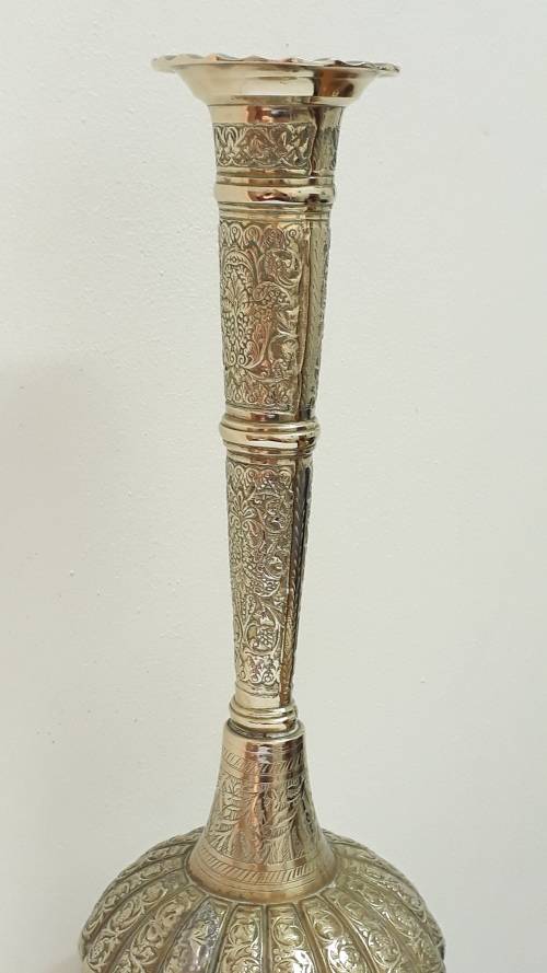 Vintage brass vase